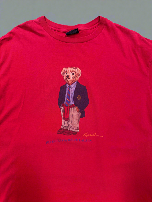 Y2K Polo Ralph Lauren Bear Shirt - XL