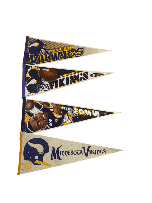 4 Minnesota Vikings Pennants - ALL GOODS - ALL GOODS