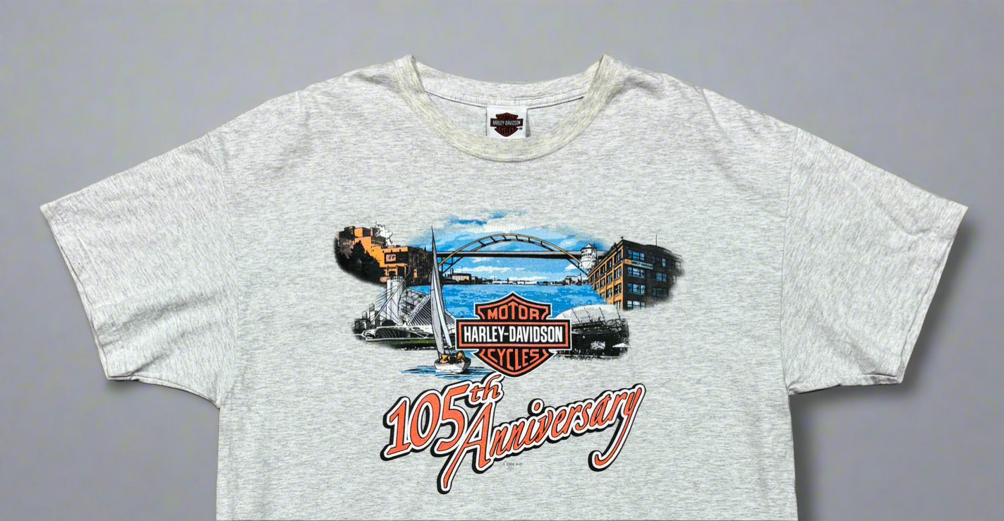 105th Anniversary Harley Davidson Shirt - Large