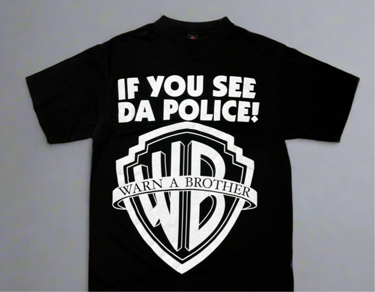 If You See Da Police Warn A Brother Shirt - Large