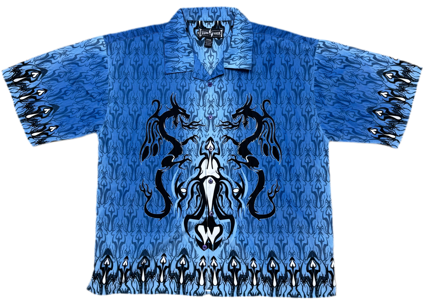 Y2K Dragon Button Up - 3XL