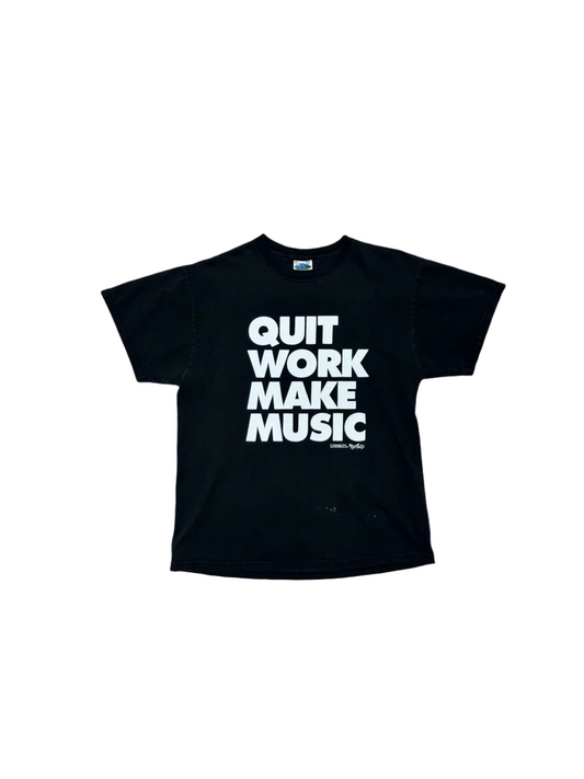 Quit Work Make Music Shirt - Large