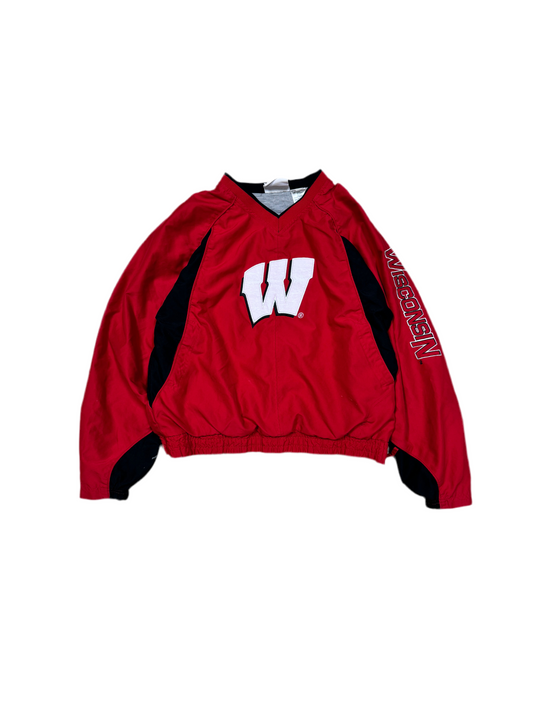 Y2K Wisconsin Badgers Windbreaker - Youth XL