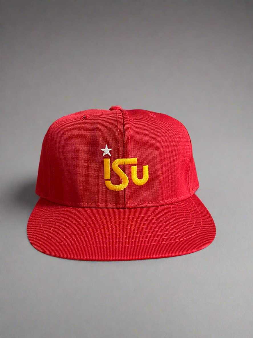 ISU Red Fitted Hat 7 1/8