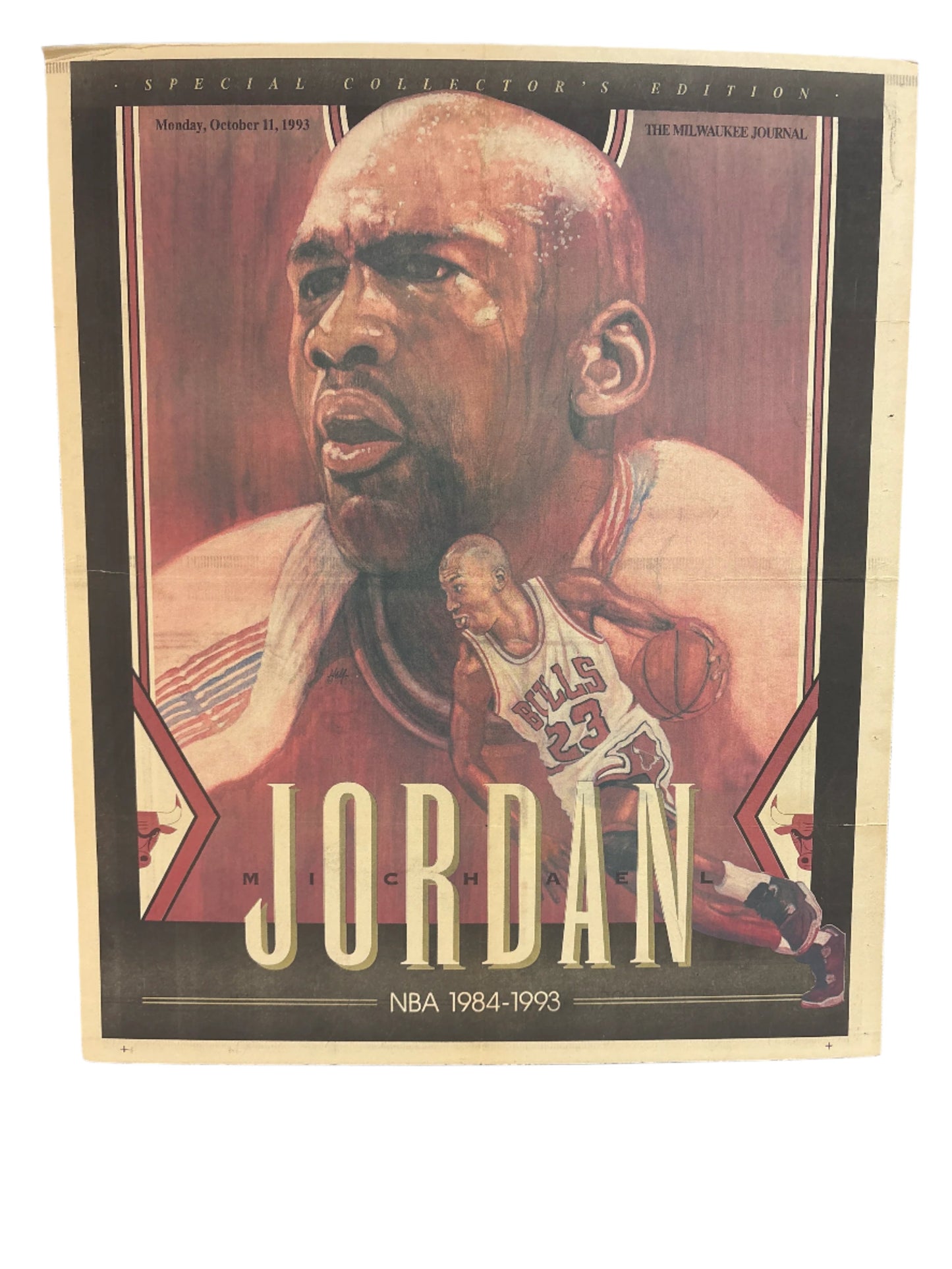 Michael Jordan Milwaukee Journal Poster