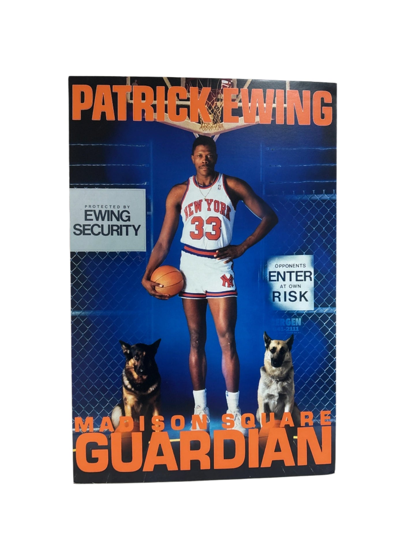 Patrick Ewing Madison Square Garden Poster