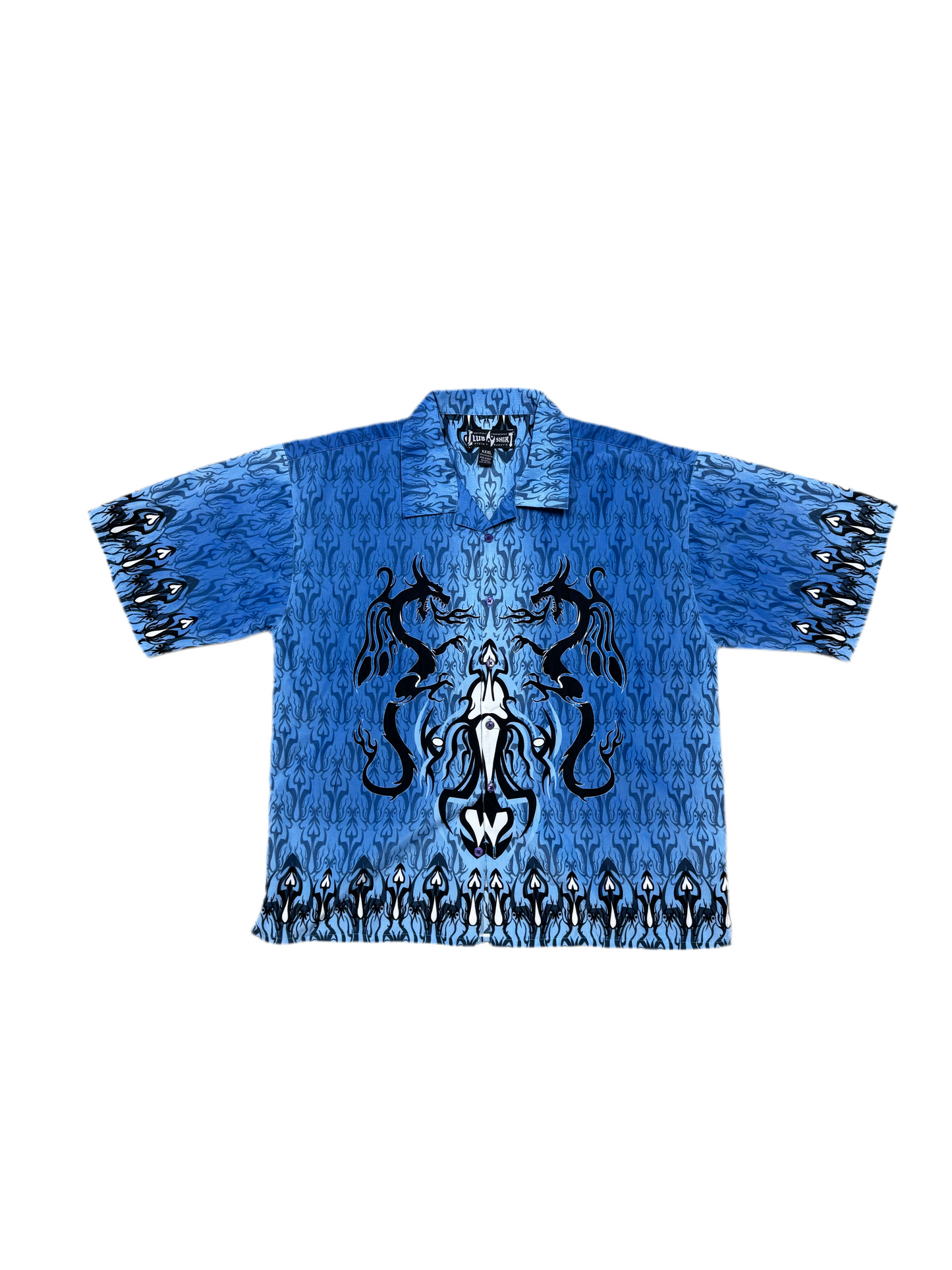 Y2K Dragon Button Up - 3XL