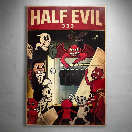 333 Half Evil Poster