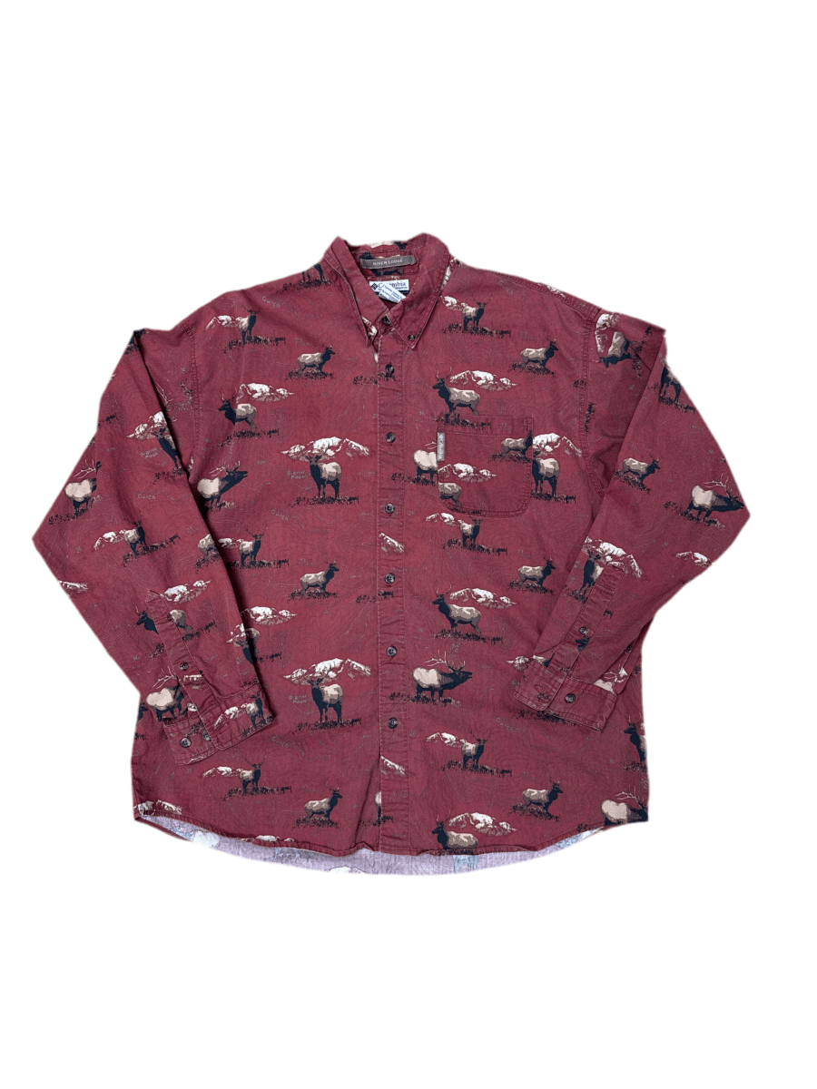 Columbia Elk Button Up - XL - ALL GOODS - ALL GOODS