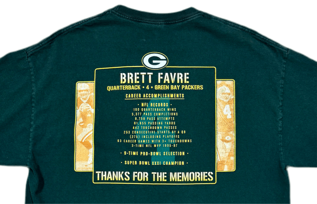 Green Bay Packers Brett Favre Shirt - XL - ALL GOODS - ALL GOODS