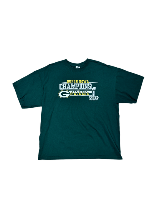 Green Bay Packers Super Bowl XLV Shirt - 2XL - ALL GOODS - ALL GOODS