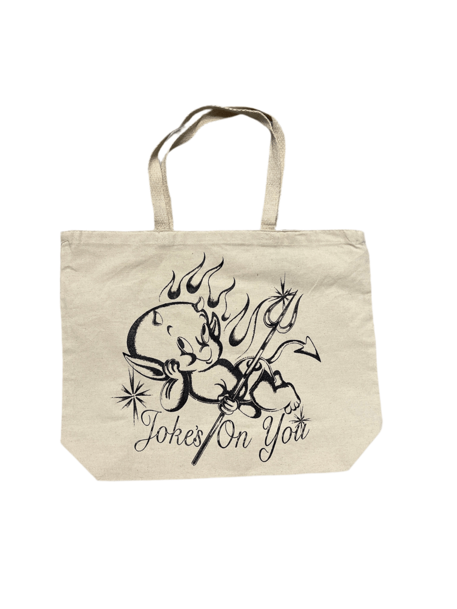 Jokes On You Baby Tote Bag - ALL GOODS - ALL GOODS