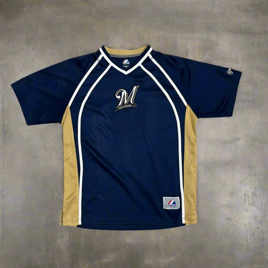 Milwaukee Brewers Jersey Shirt - Medium - ALL GOODS - ALL GOODS