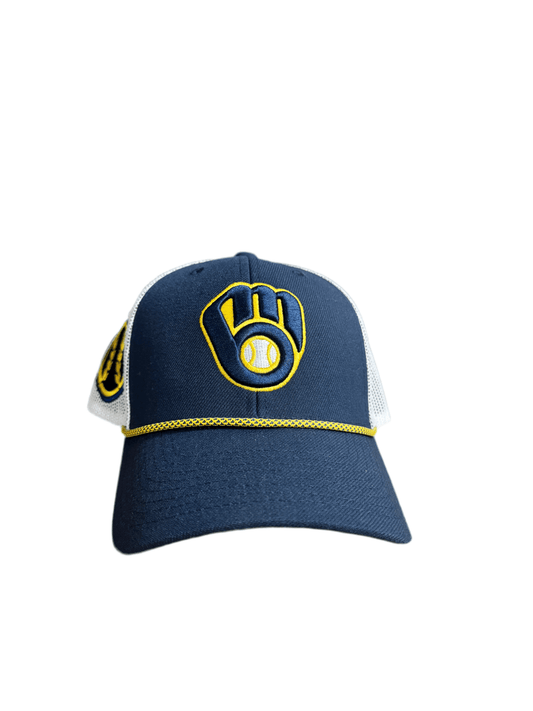 Mitchell & Ness Milwaukee Brewers Trucker Hat - ALL GOODS - ALL GOODS