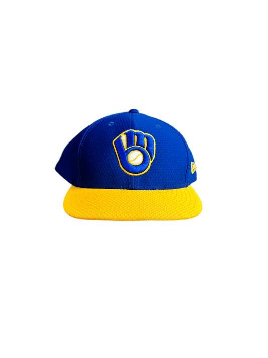 New Era Milwaukee Brewers Fitted Hat - 7 3/4 - ALL GOODS - ALL GOODS