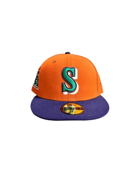 New Era Seattle Mariners Fitted Hat - 7 3/8 - ALL GOODS - ALL GOODS