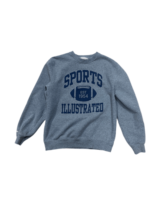 Sports Illustrated Football Crewneck - L - ALL GOODS - ALL GOODS