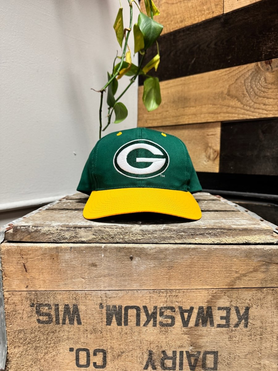 Vintage Green Bay Packers SnapBack(Grey Brim) - ALL GOODS - ALL GOODS