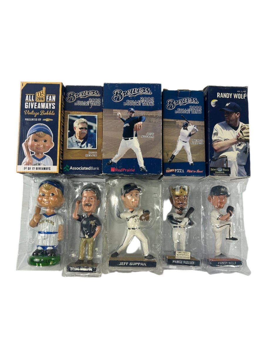 Vintage Milwaukee Brewers Bobblehead Collection - ALL GOODS - My Store