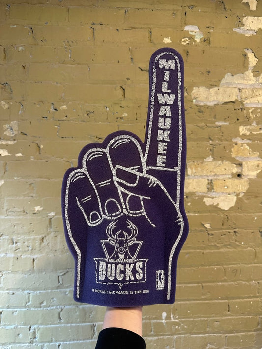 Vintage Milwaukee Bucks Foam Finger - ALL GOODS - ALL GOODS