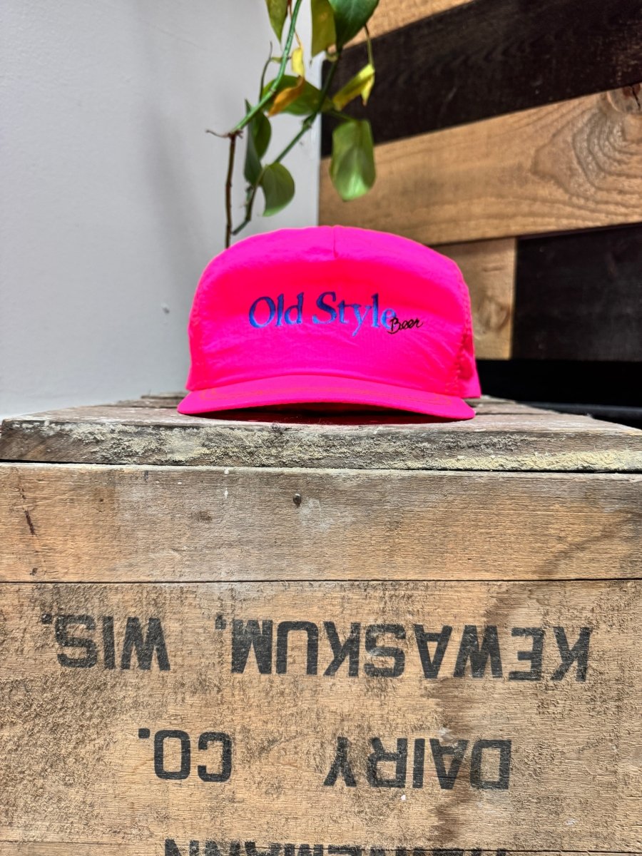 Vintage Pink Old Style Beer Strapback - ALL GOODS - ALL GOODS