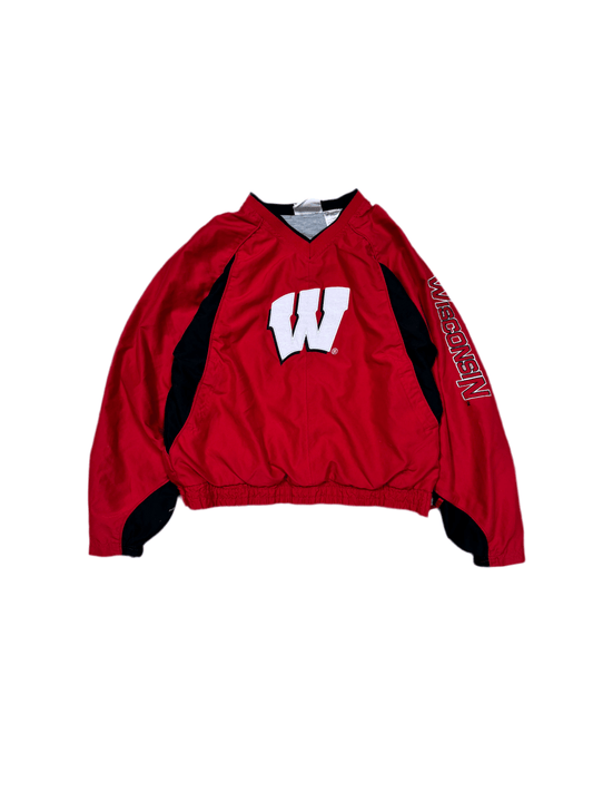 Y2K Wisconsin Badgers Windbreaker - Youth XL - ALL GOODS - ALL GOODS